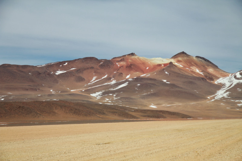 Bolivia salt flats-rainbow mountains