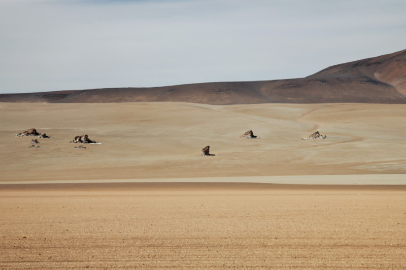 Bolivia salt flats_salvador dali rocks